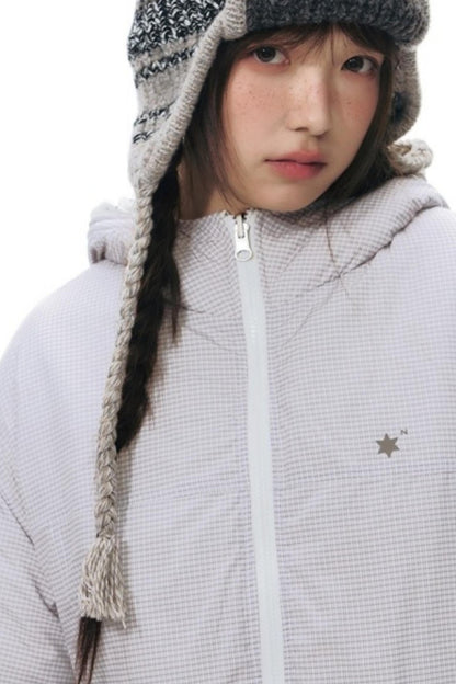 Reversible Polka Dot Hooded Jacket