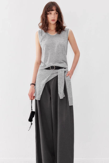 Wool Knit Cardigan Set-Up