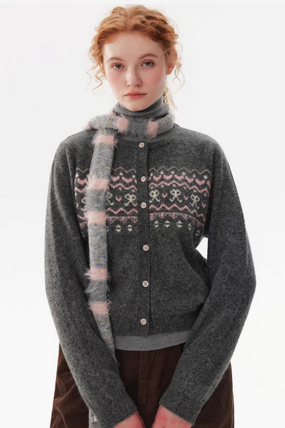 Nomad Jacquard Strickjacke