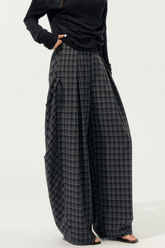 Loose Drape Straight Pants