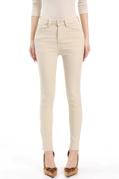 Khaki Slim-Fit Skinny Pants