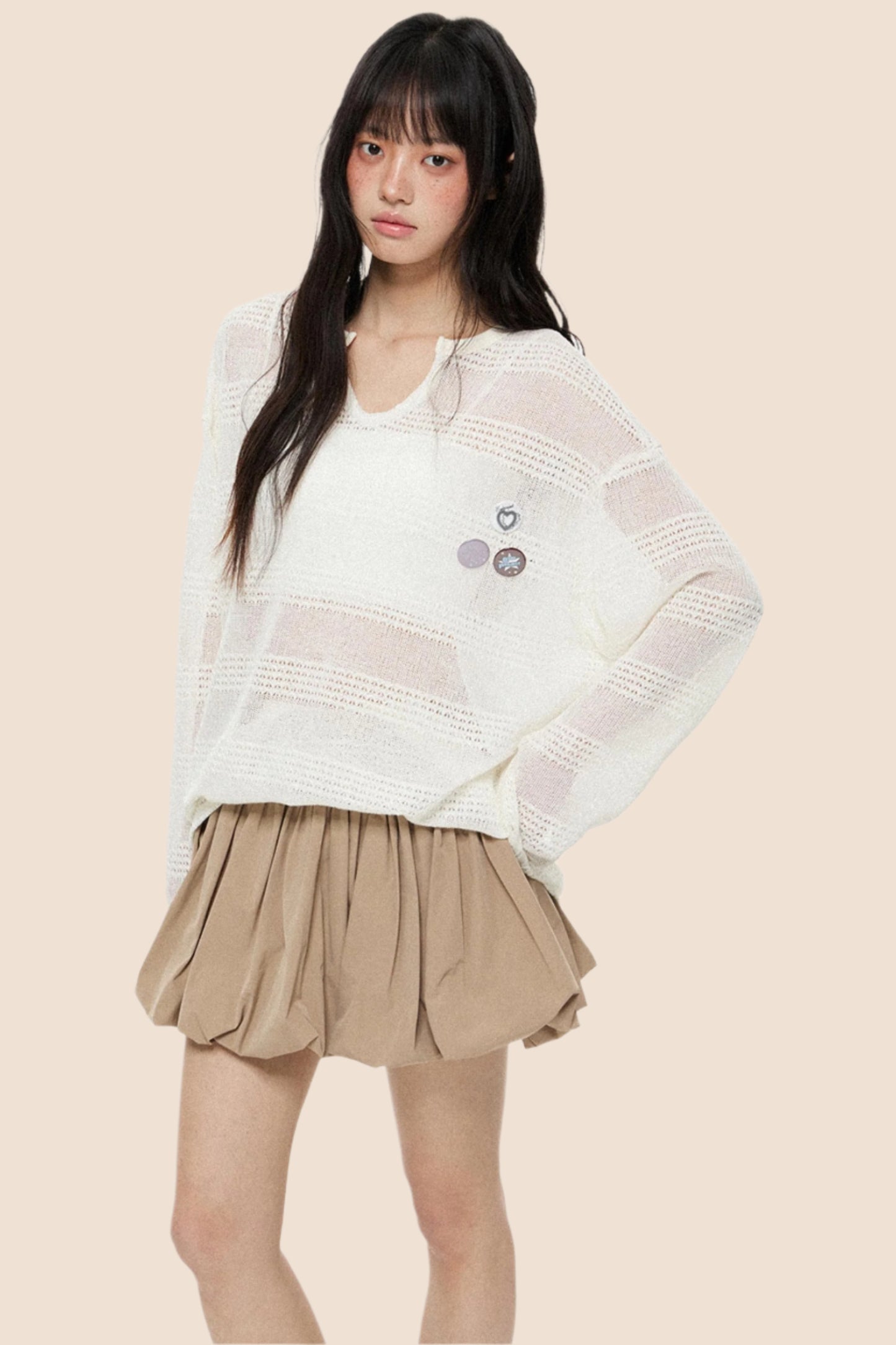 Breezy V-Neck Blouse