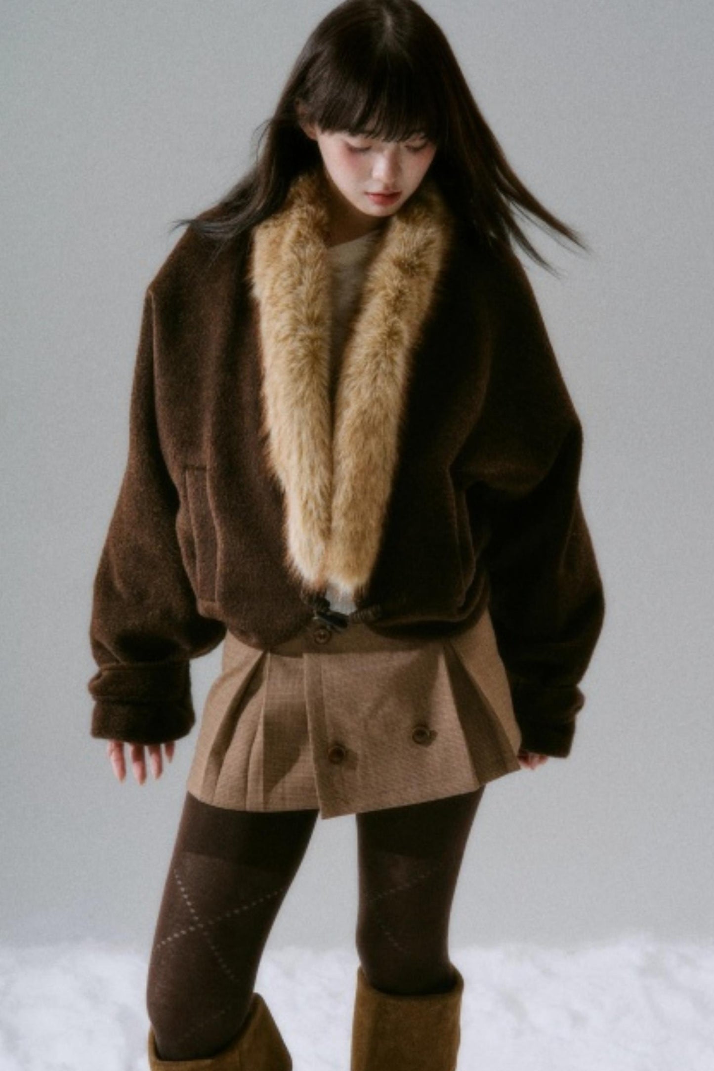 Lost Forest Woolen Cardigan Coat