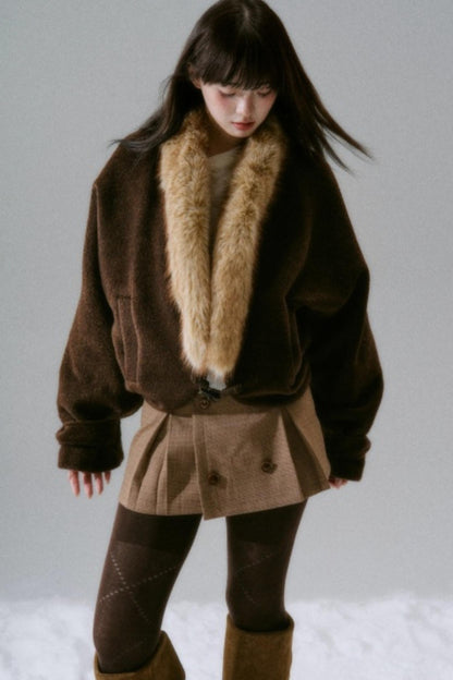 Lost Forest Woolen Cardigan Coat