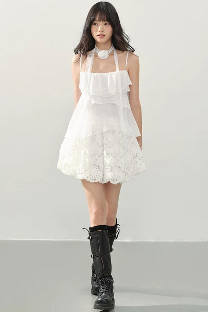 Floral Whisper A-Line Skirt