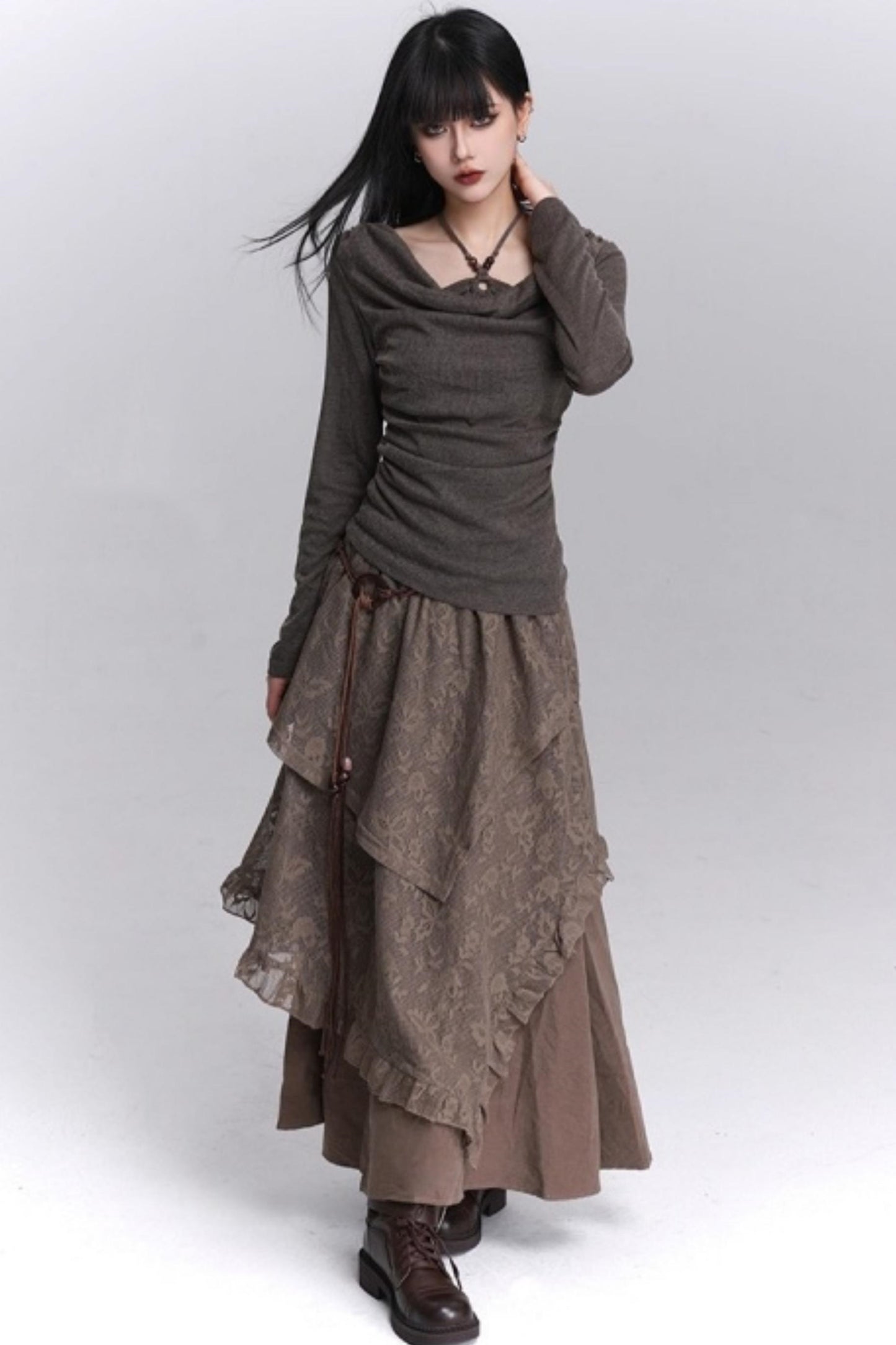 Off-Shoulder Halter Top