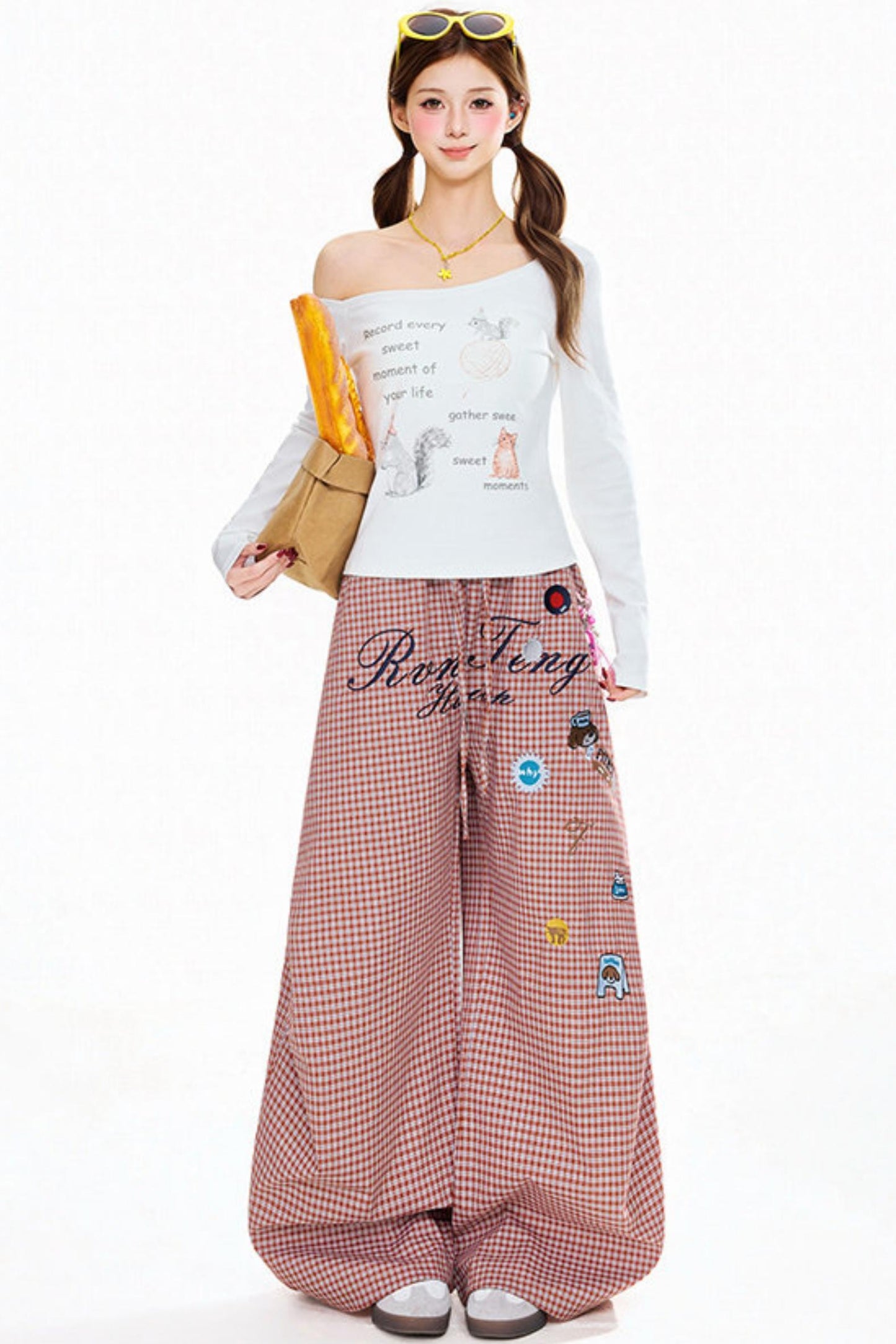 Amerikanisches Retro Casual Top