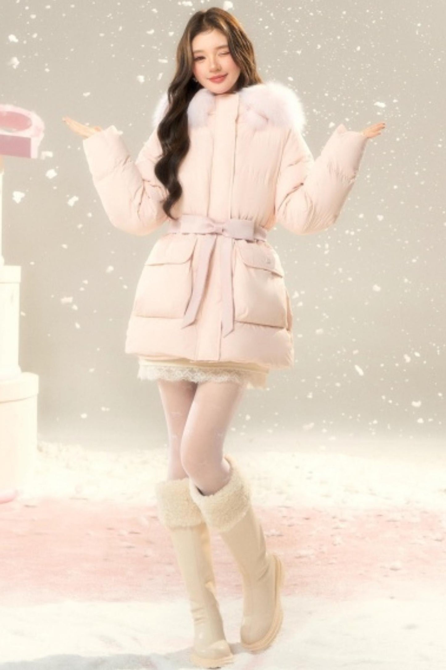 Fairy Woolen Lace Skirt