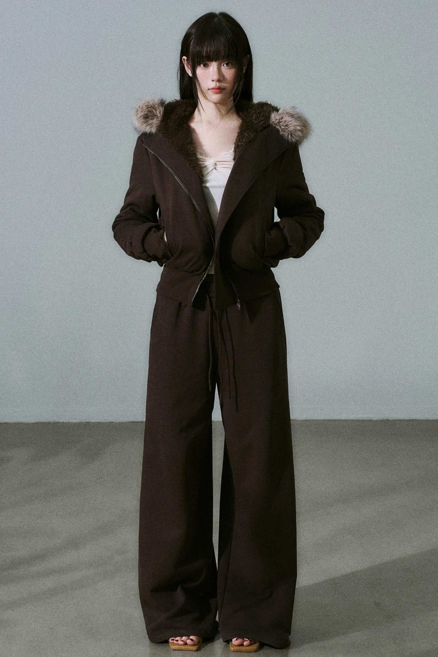 Versatile Fur Collar Jacket