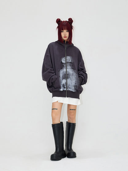 Loser, verzweifeltes Rollkragenpullover Sweatshirt -Mantel