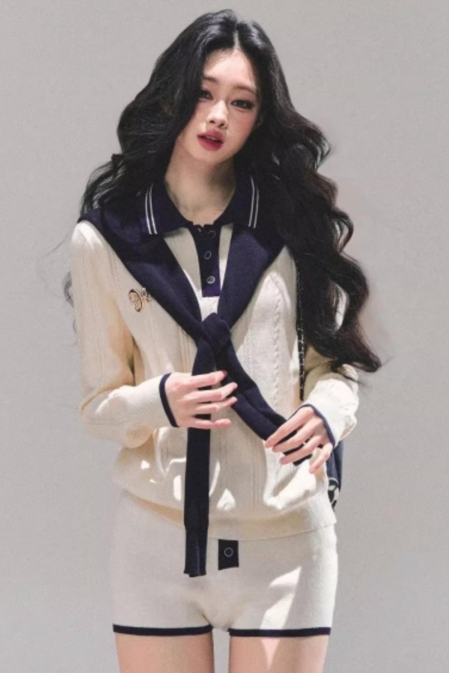 Morning Mist Knitted Suit Set-Up