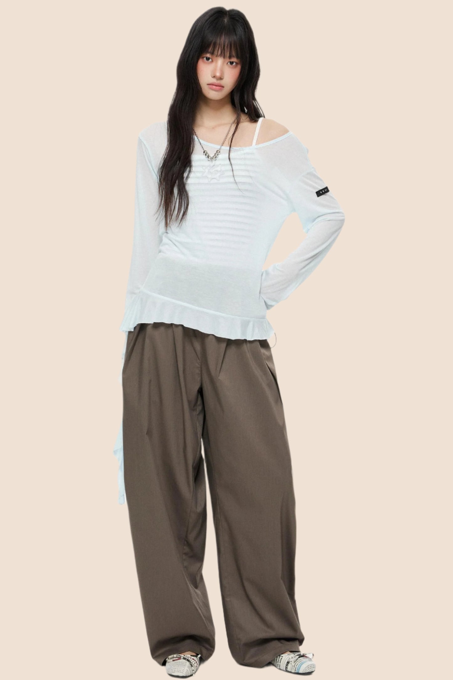 Sheer Summer Smock Top