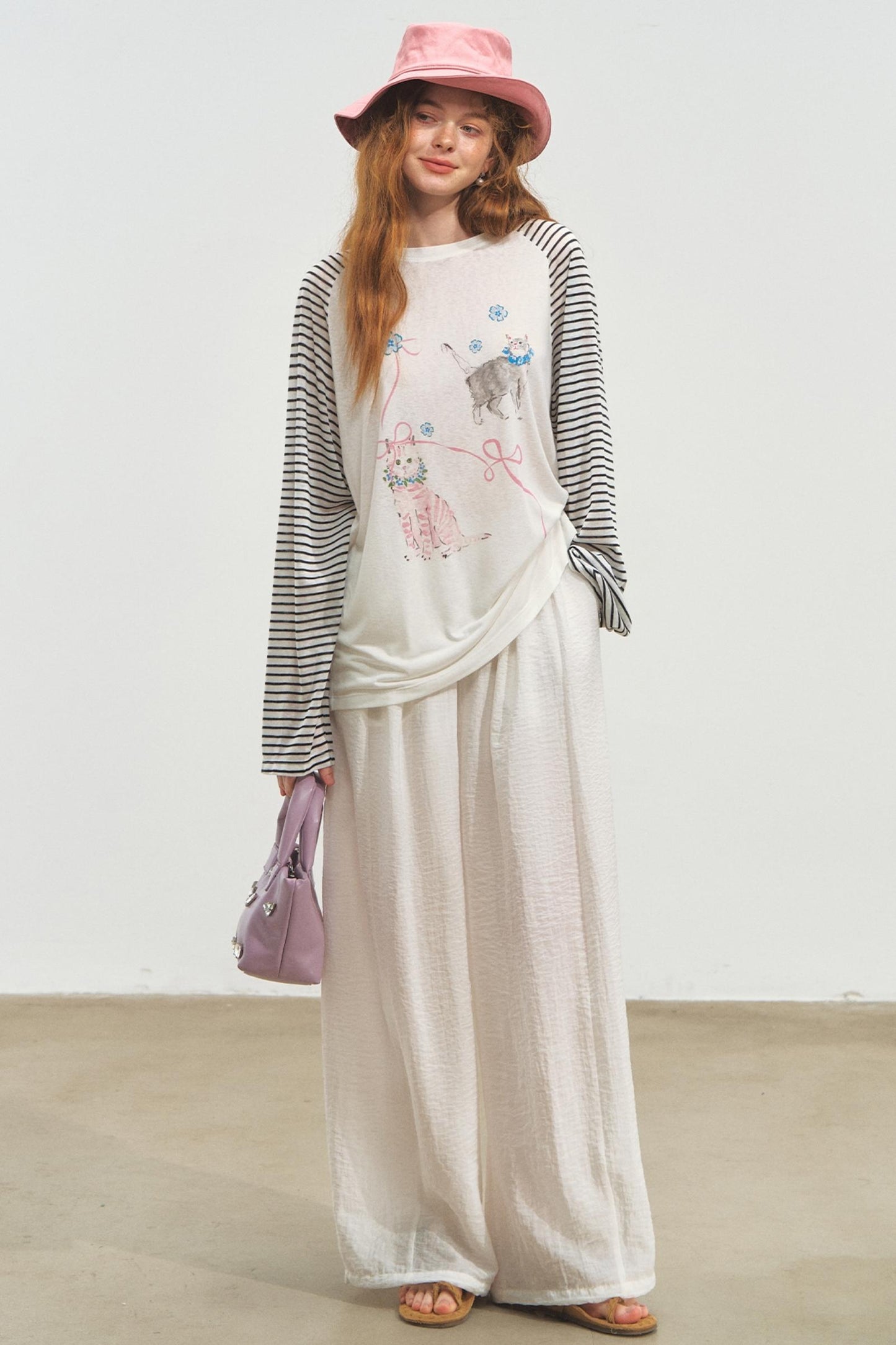 High Neck Silhouette Shirt