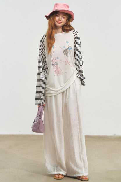 High Neck Silhouette Shirt