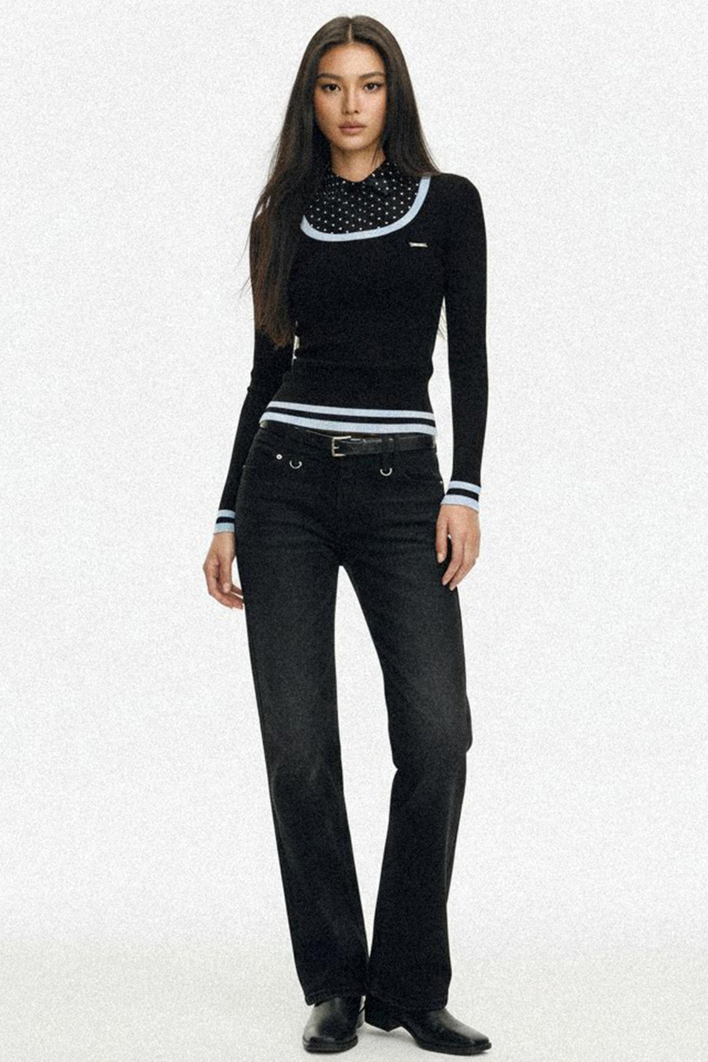 Slim Cotton Layering Tops