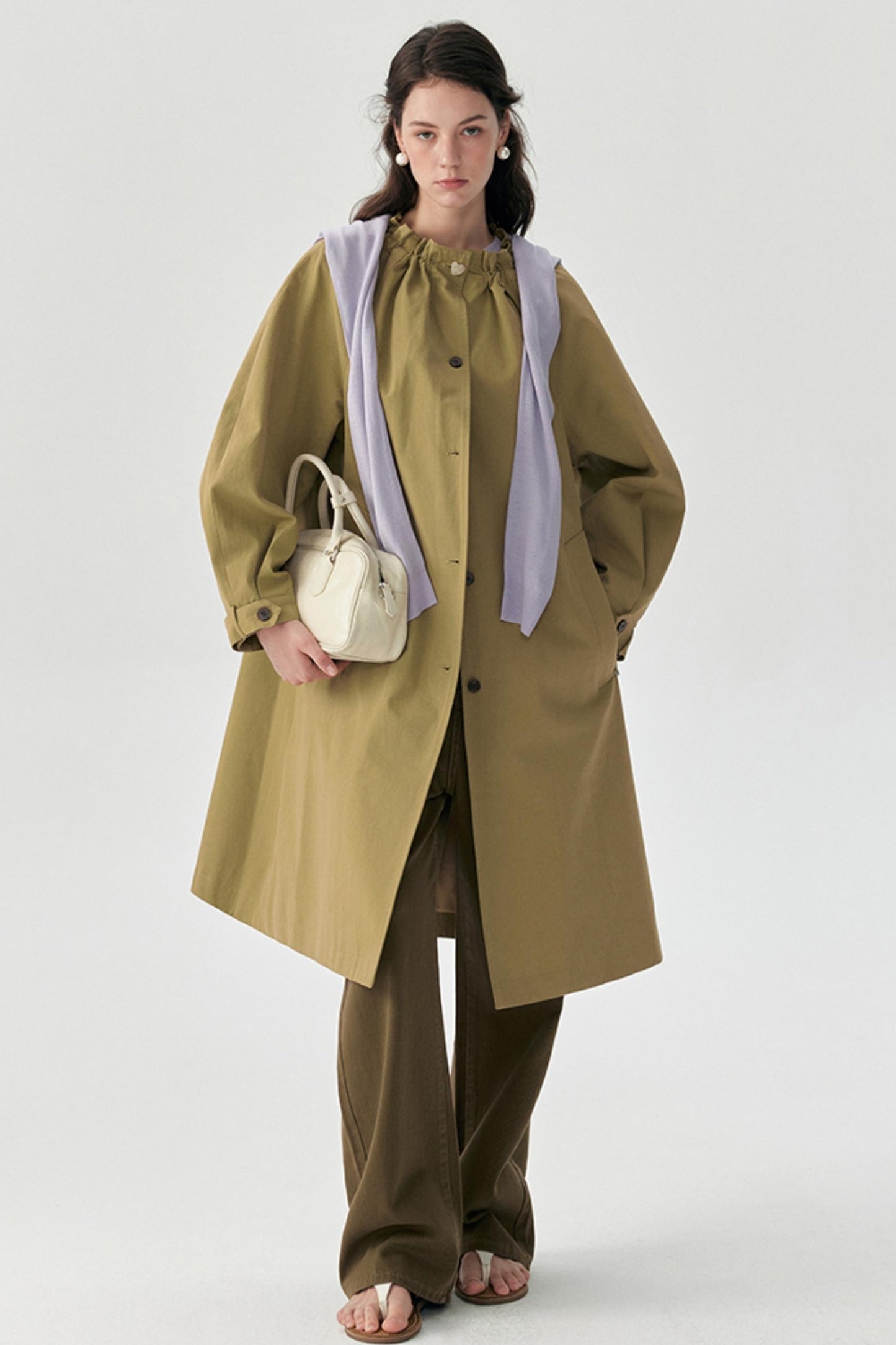 Exclusive Niche A-Line Trench Coat