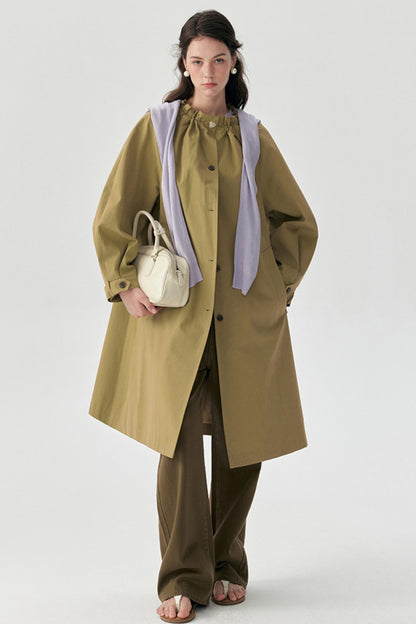 Exclusive Niche A-Line Trench Coat