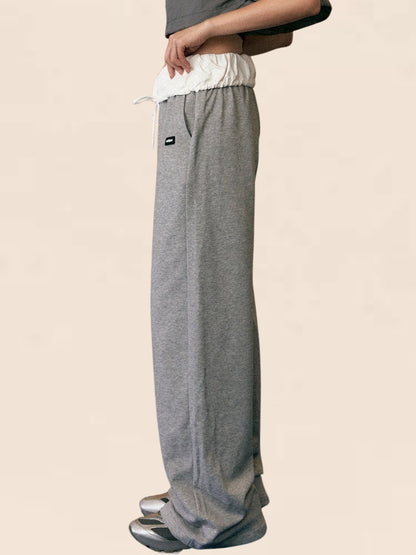 American Wide-Leg Mop Sweatpants