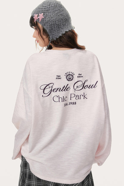 Soft Glutinous Long Sleeve T-Shirt