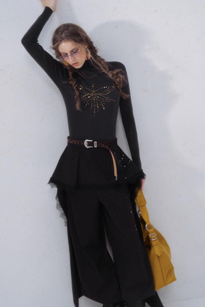 Gentle Respectfulness Wool Knit Top