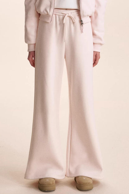 Hooded Plush Jacket & Fleece Pants Set-Up