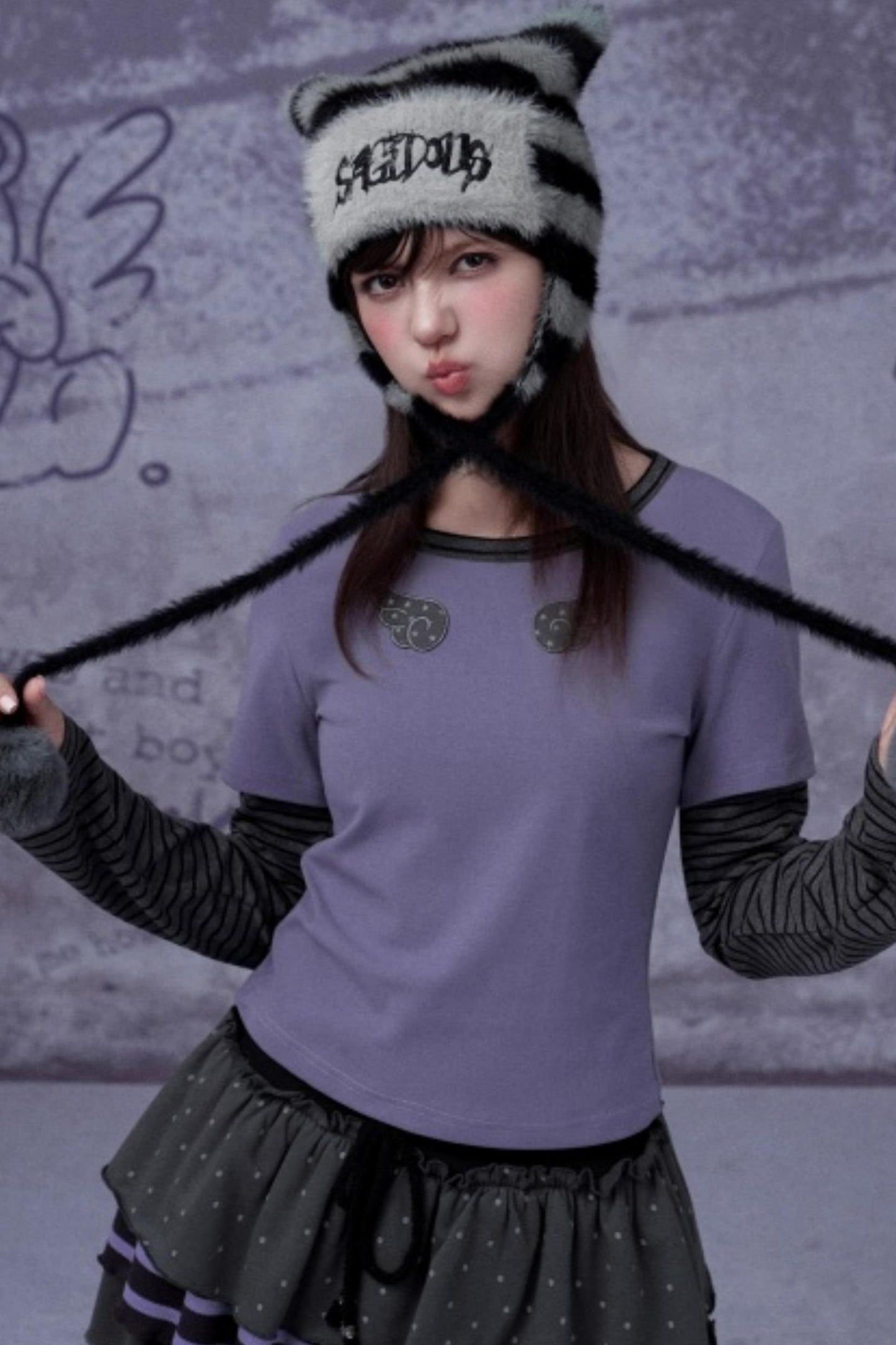 Energetic Striped Autumn Top