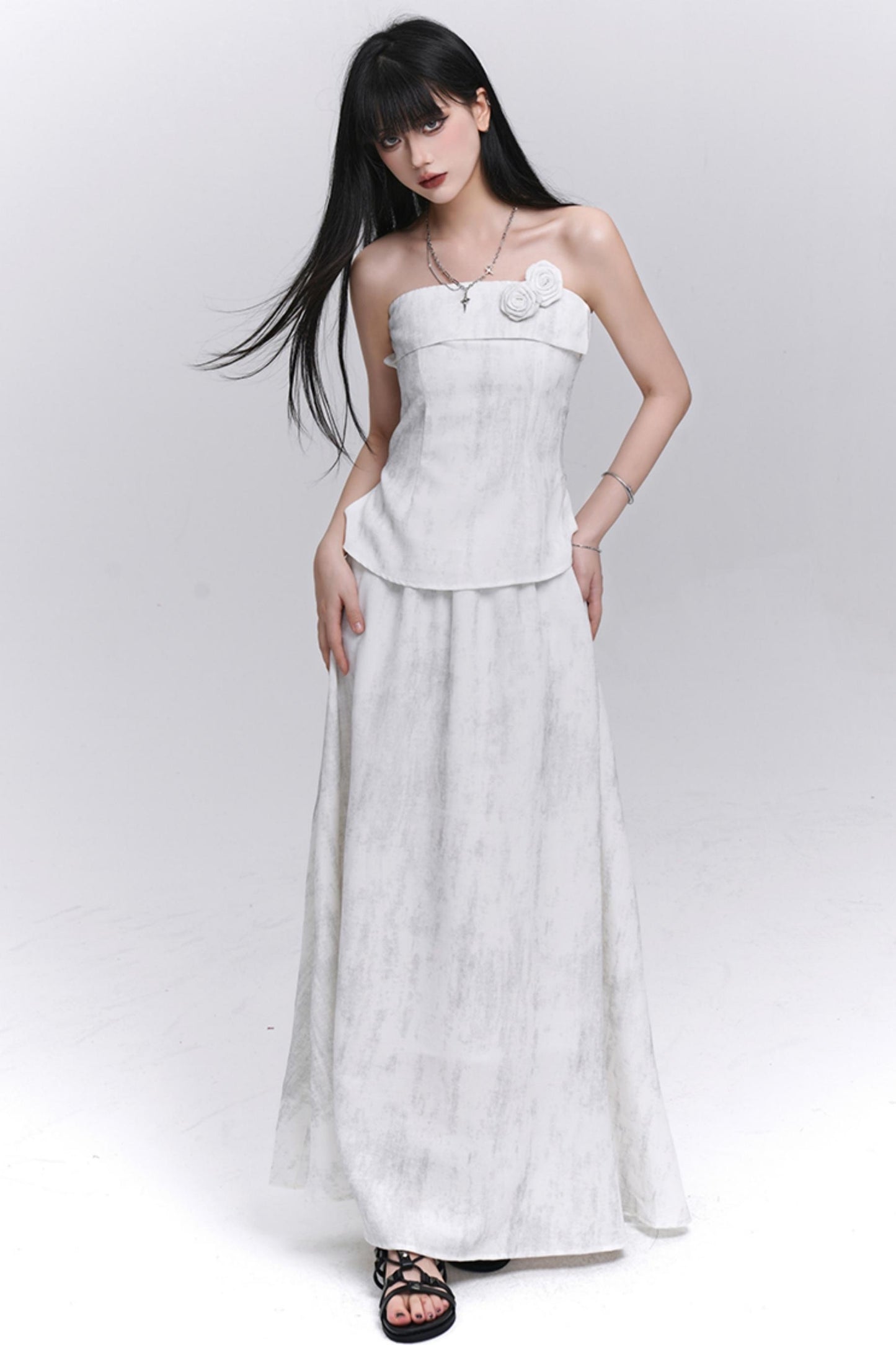 Artistic Summer Skirt Top Set-Up