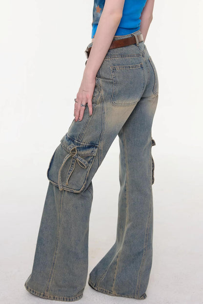 Butterfly Edge Flared Jeans