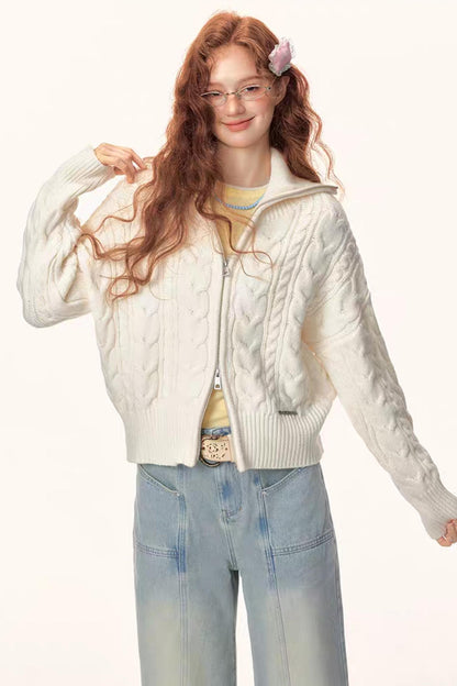 French Cable Sweater