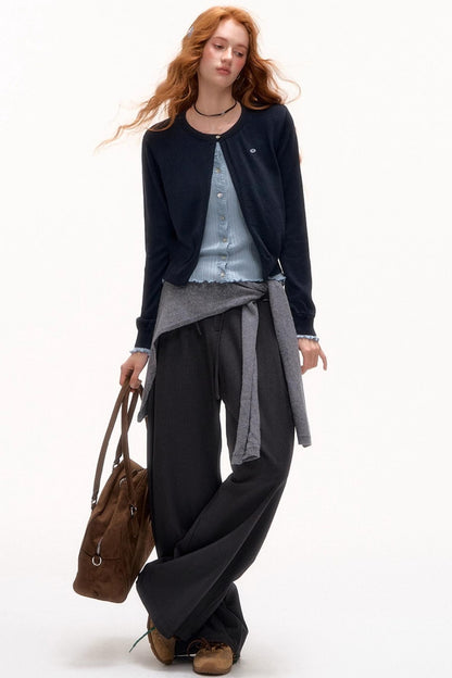 Knit Fake Collar Scarf