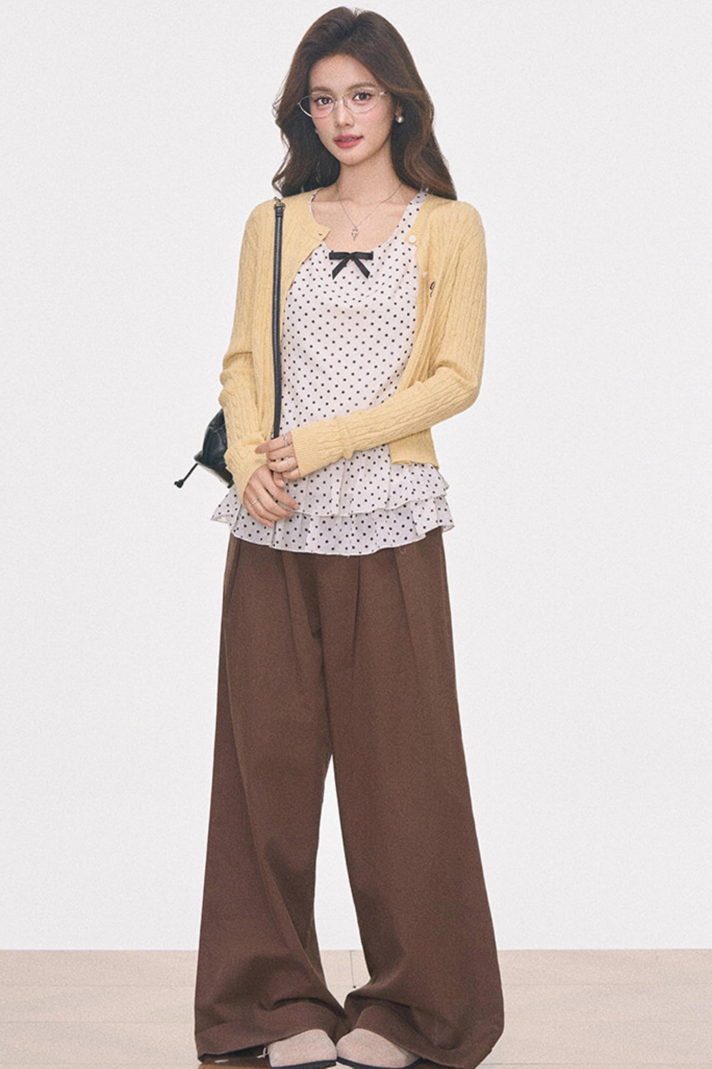 Knitted Cardigan and Dress Set-Up