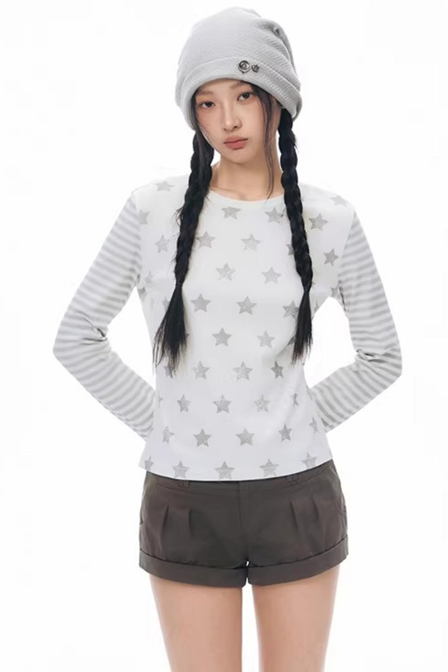 Star Stripe Slim Fit Top