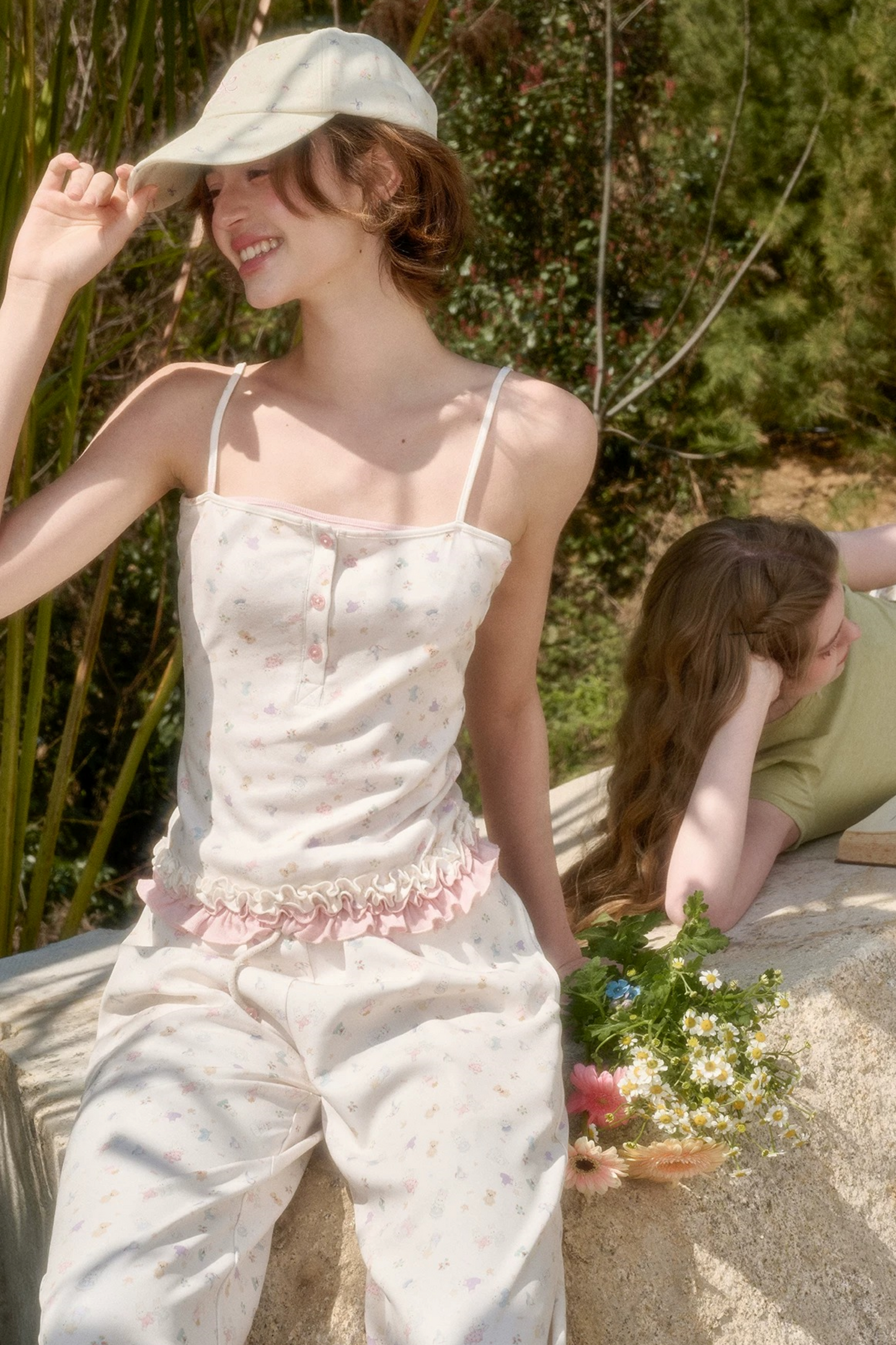 Milky Way Lace Strap Top