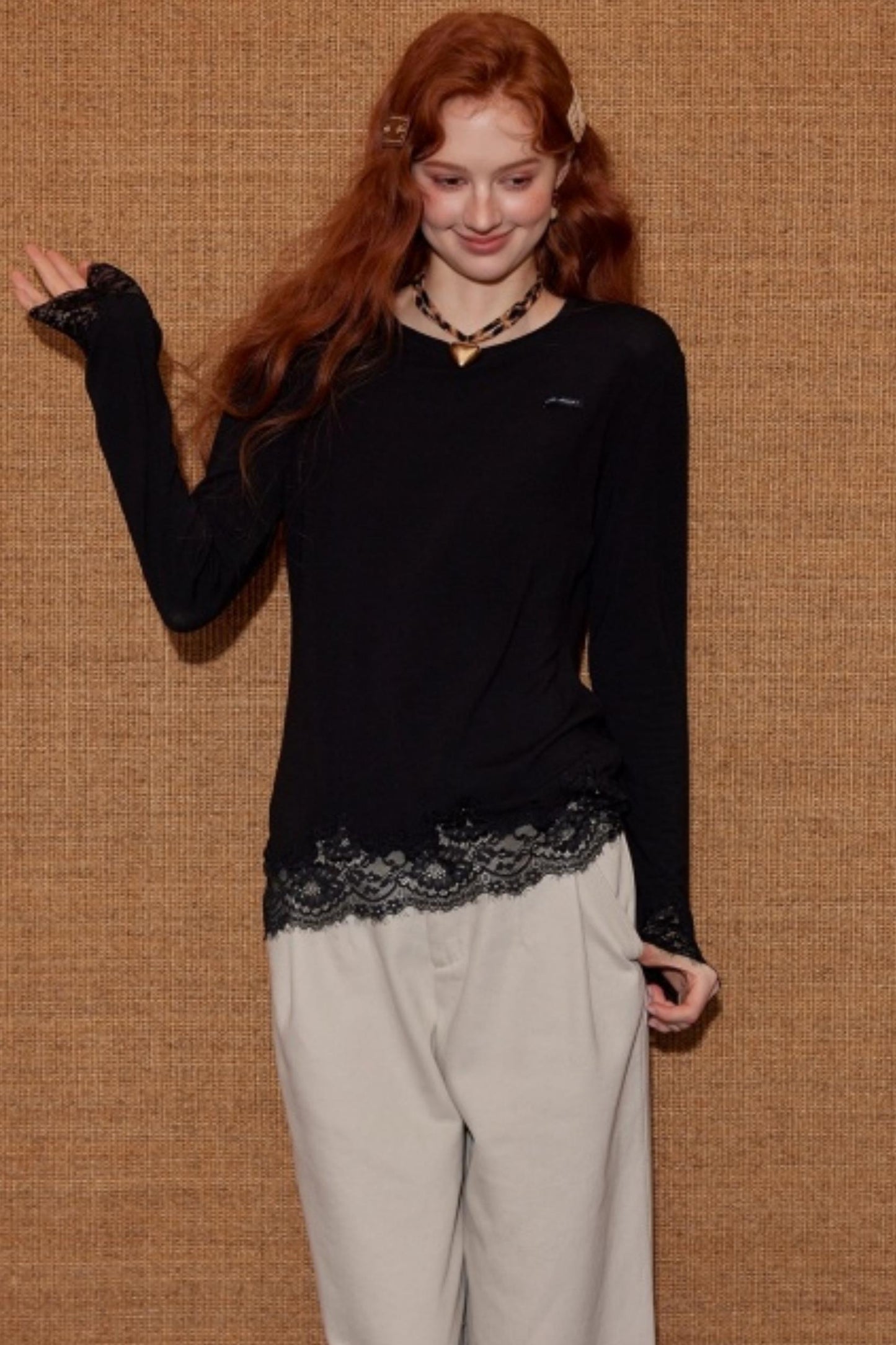 Lace Patchwork T-shirt