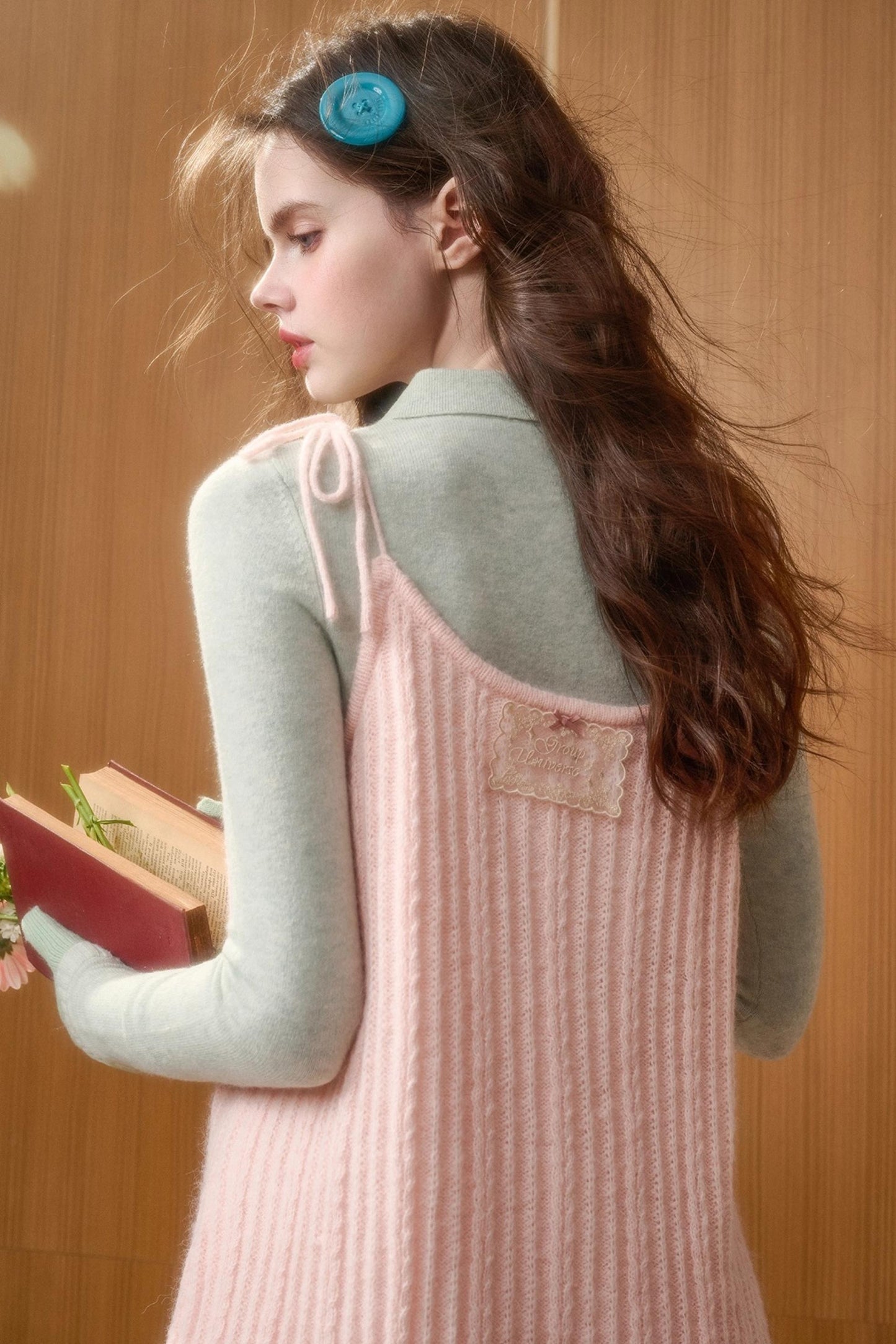 Soft Gemstone Wool Pants Set-Up