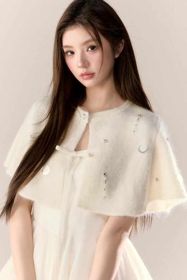 Blue Puff Dress Set-Up