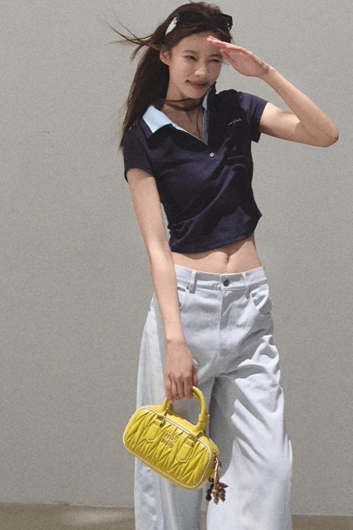 Vintage Lace Poncho Polo Skirt Set-Up