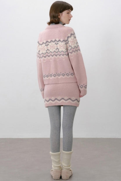 Winter Fair Island Knitted Skirt