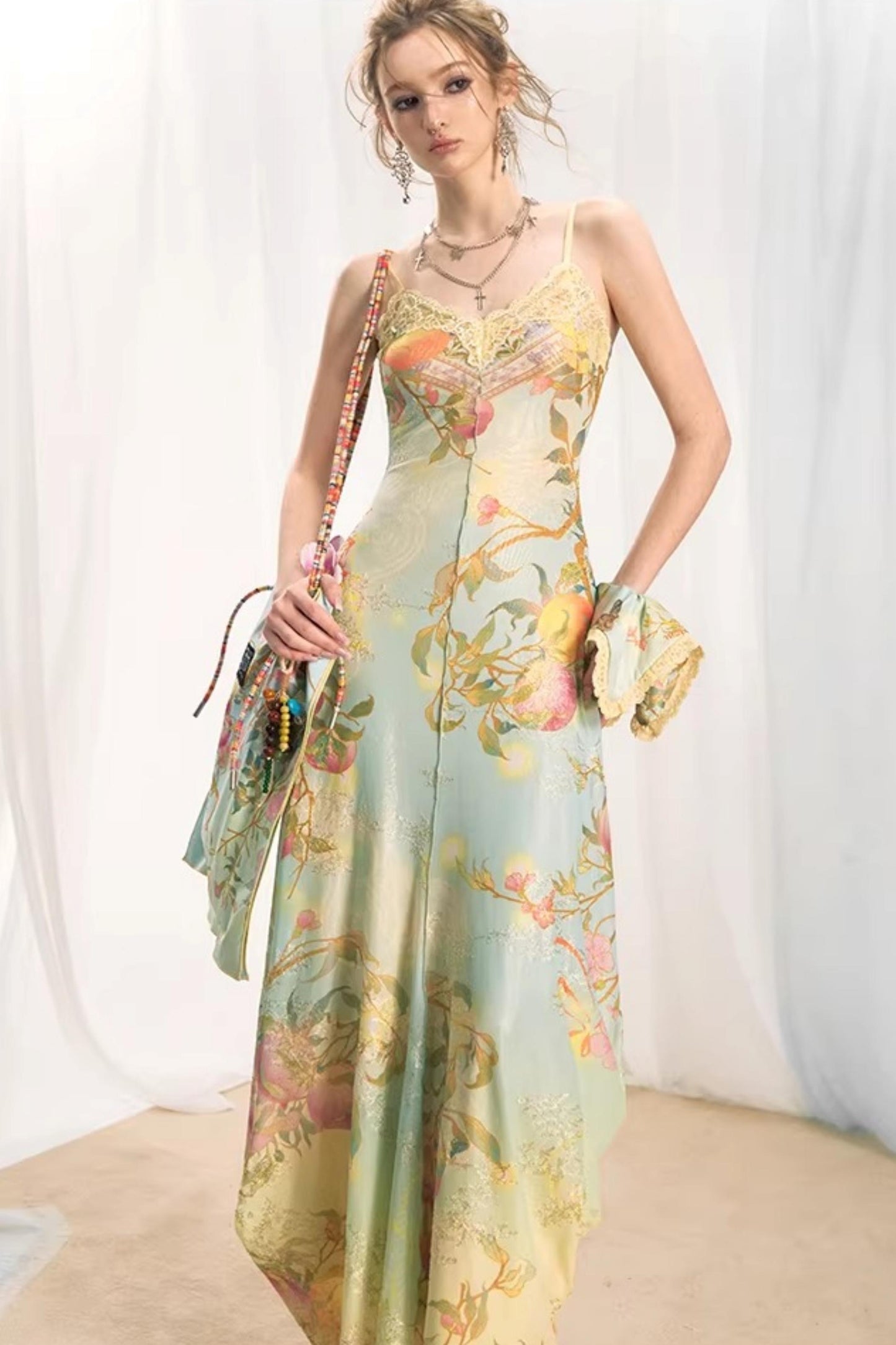 Spicy Girl Embroidered Knit Dress