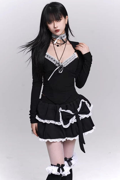 Lace-Trimmed Ghost Camisole Top