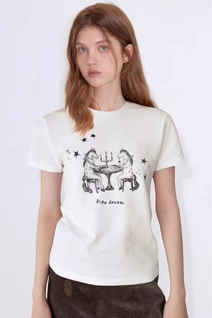 Children's Unicorn Color-Block Top
