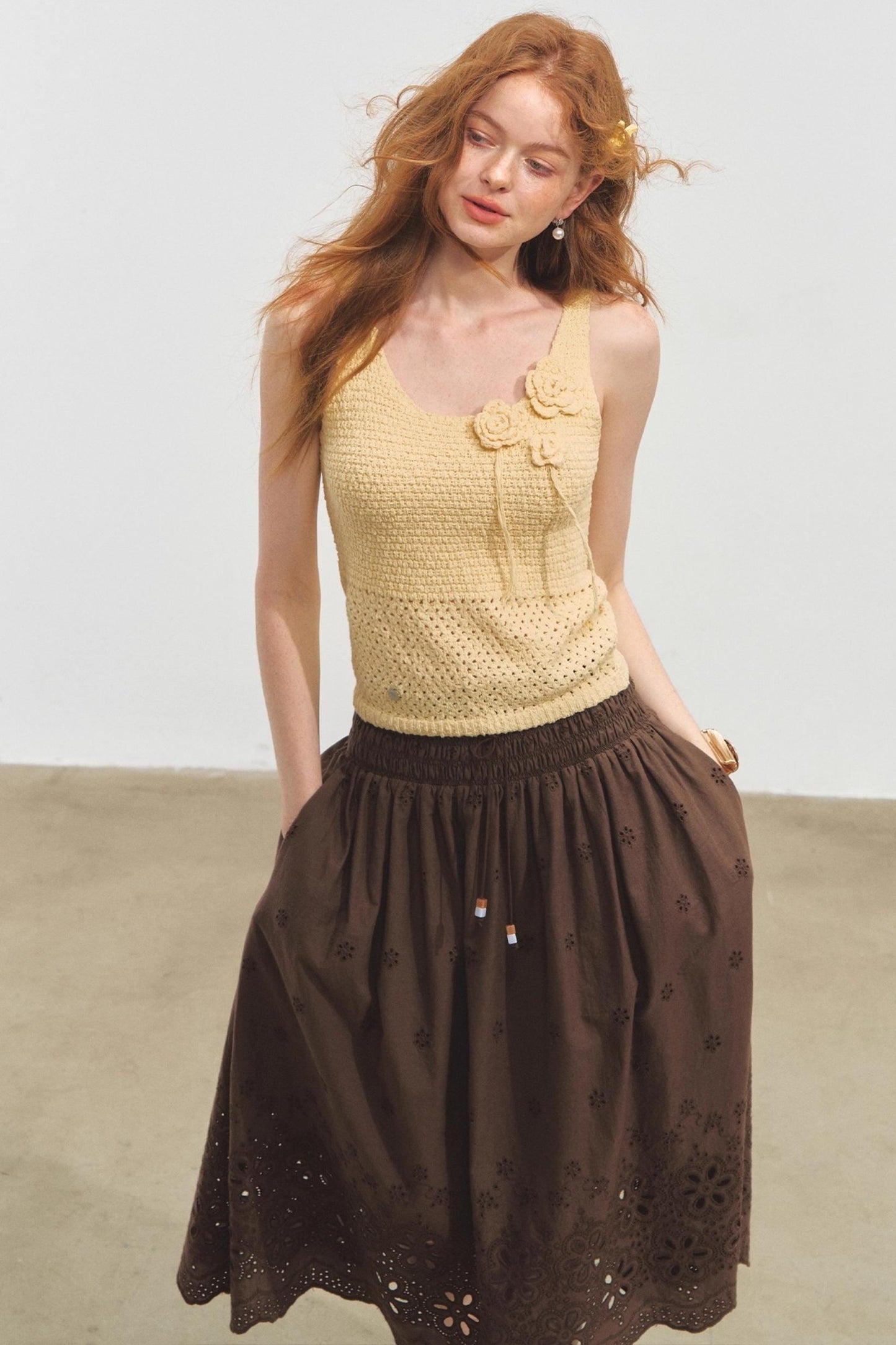 Three-Dimensional Knitted Vest