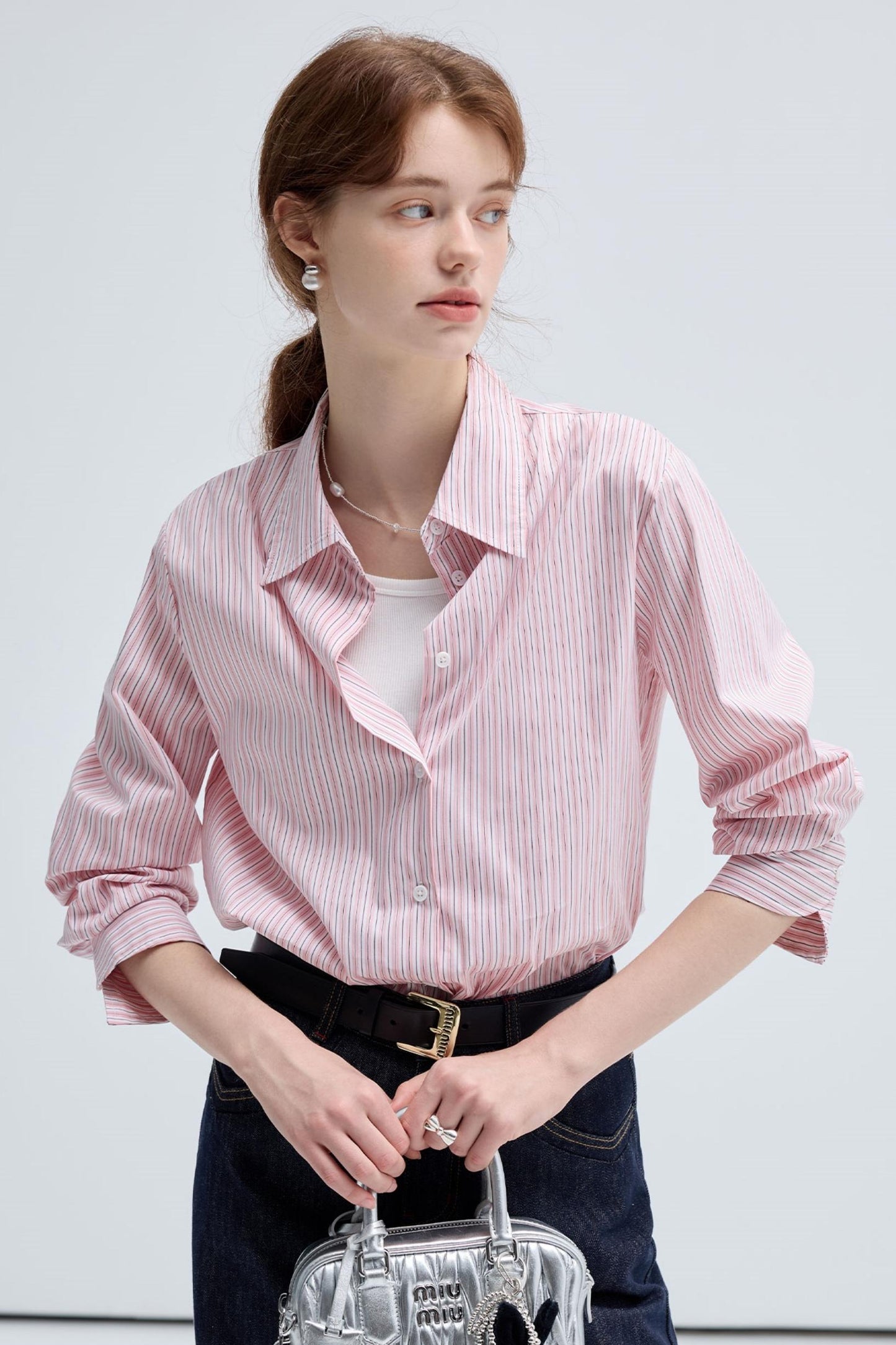 Striped French Casual Shirt