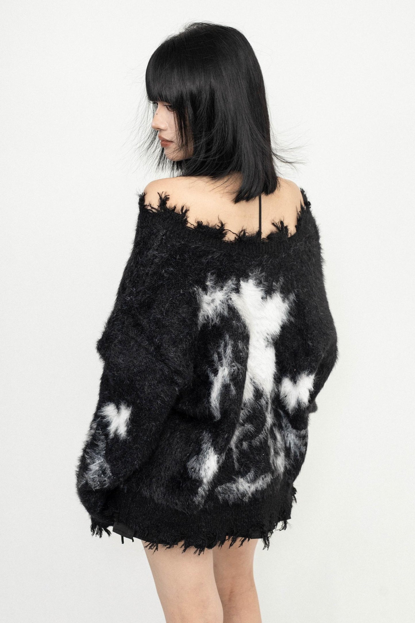 Vintage Butterfly Knit Top