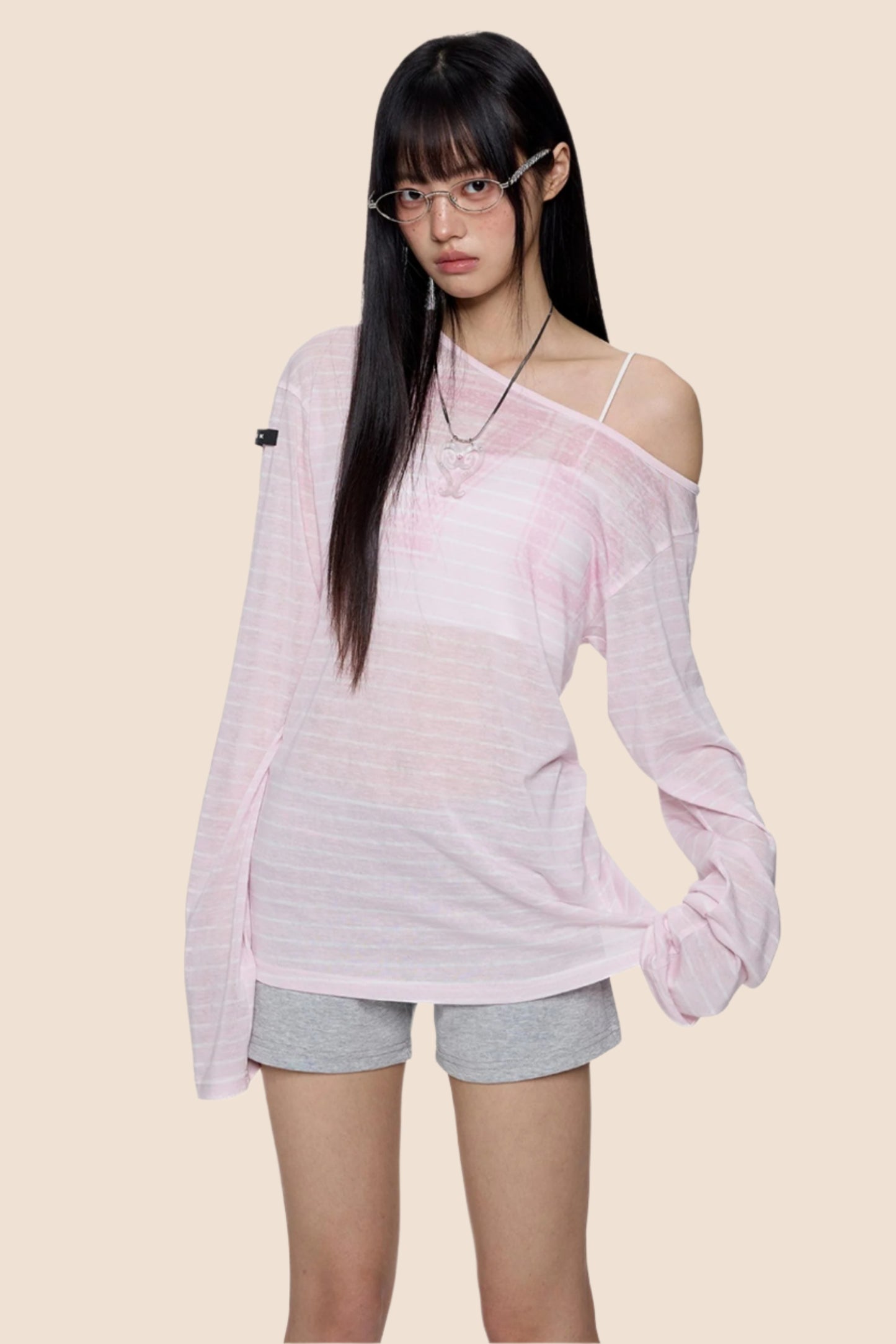 Slant Shoulder Sun Tee