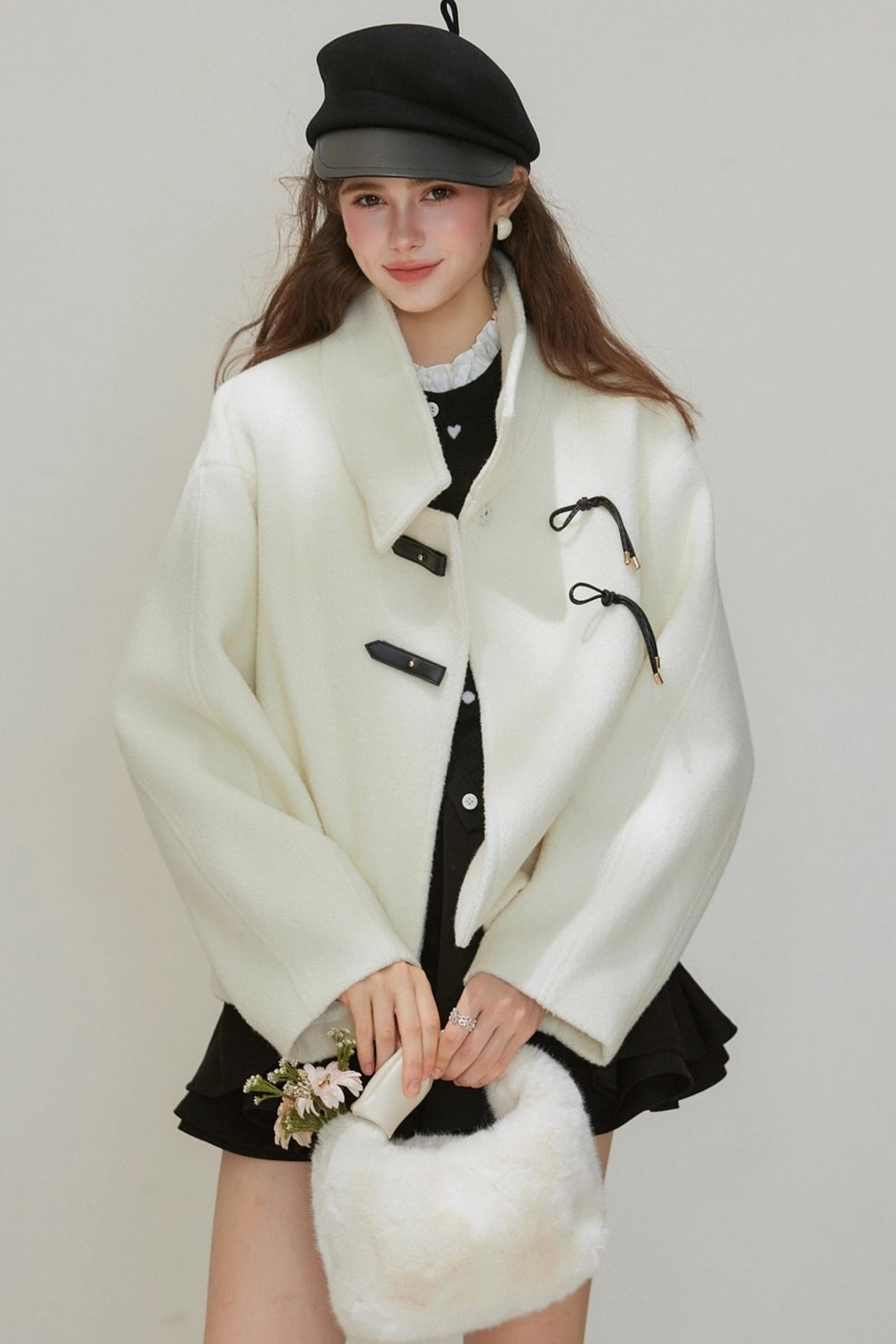 Winter Wool Cocoon Jacket