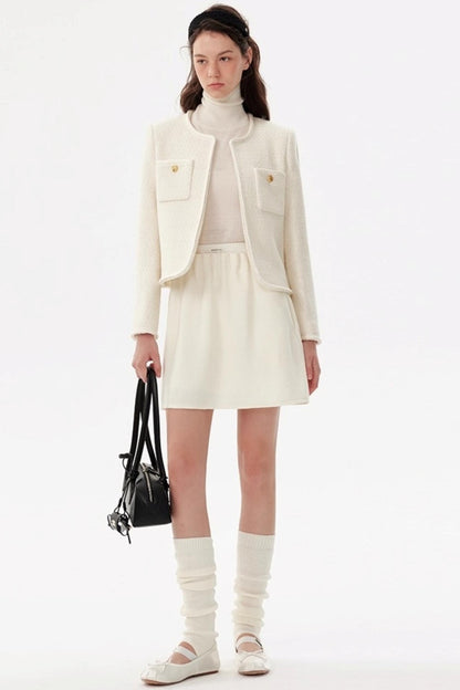 French Tweed Wool Jacket