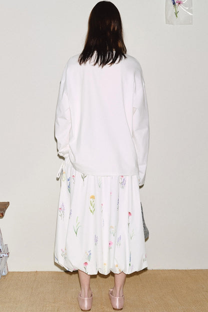 Custom Floral Long Sleeve Tee Set-Up