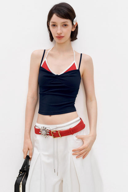 Summer Colorblock Twist Camisole