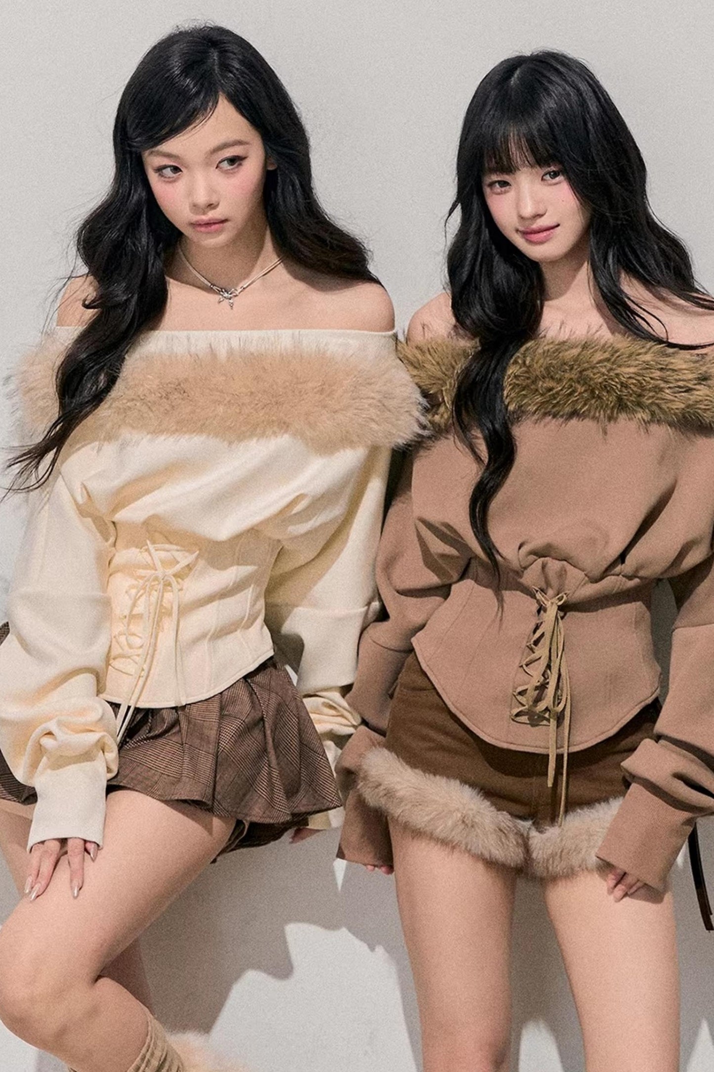 Afterglow Off-Shoulder Plush Top